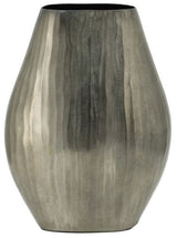 Sleek 31cm aluminium vase, perfect for fresh or dried flowers, blending modern design with elegant functionality.