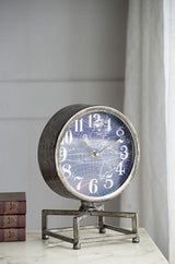 Elegant 28cm Metro Table Clock with a sleek design and easy-to-read face, perfect for home or office decor.
