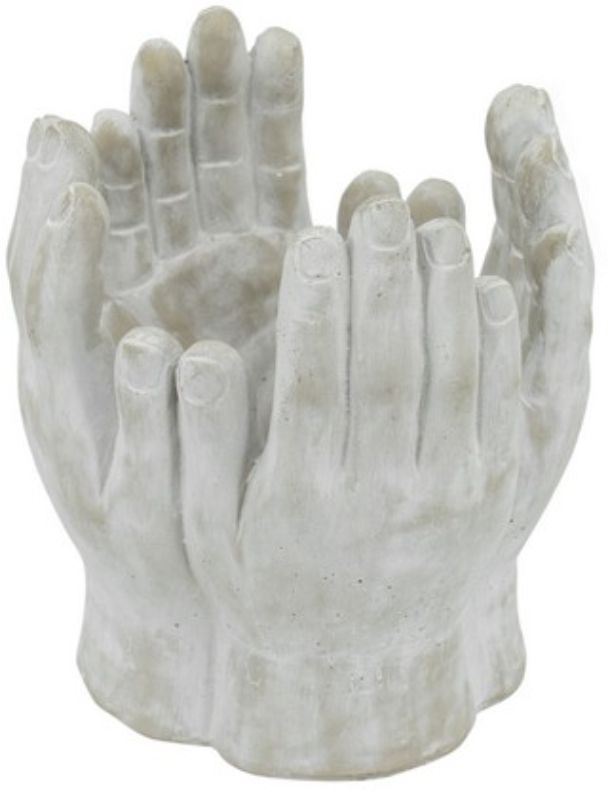 PLANTER - HAND STATUE (42cm)