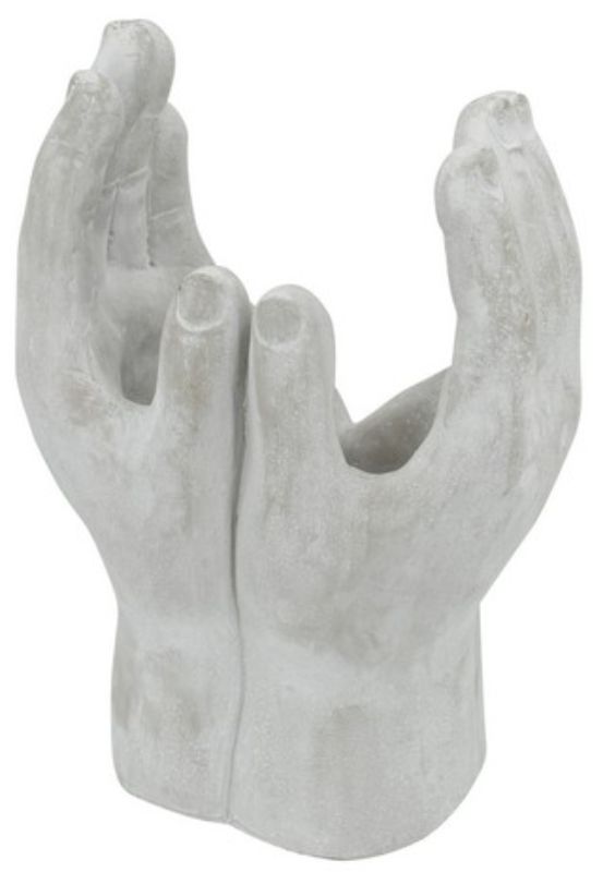 PLANTER - HAND STATUE (37cm)
