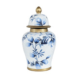 Ceramic GINGER JAR (35.5cm) with vibrant finish, perfect decorative storage solution for any interior style.