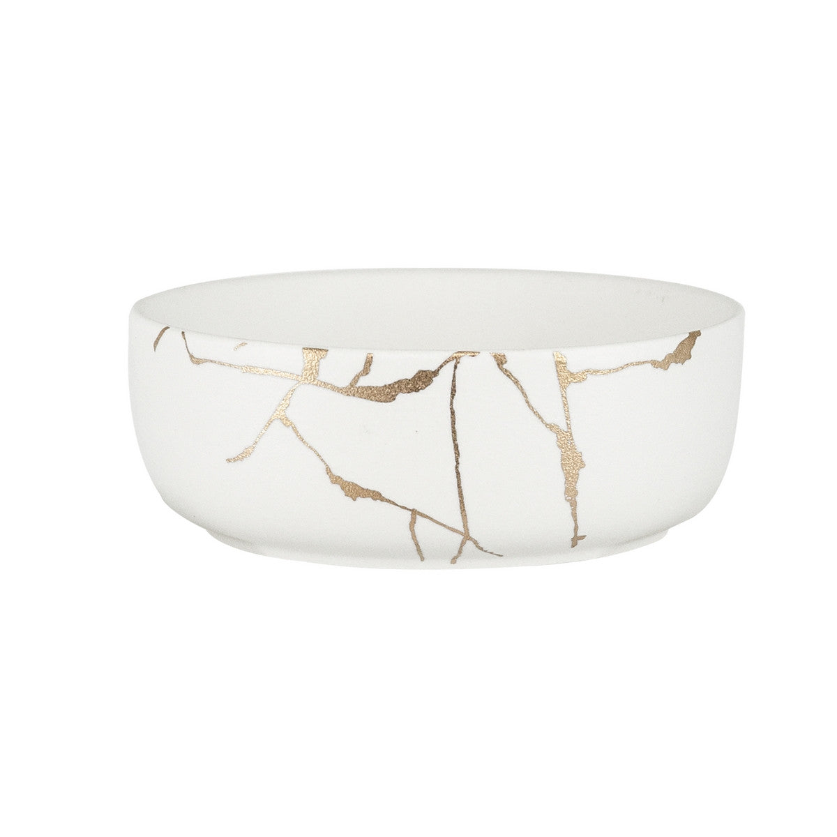 Artisanal white ceramic Wabi Sabi bowl, 180x180x65mm, embracing minimalism and the beauty of imperfection for dining.