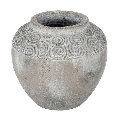 21cm terracotta planter with drainage hole, perfect for vibrant indoor and outdoor plants, adds warmth to any space.