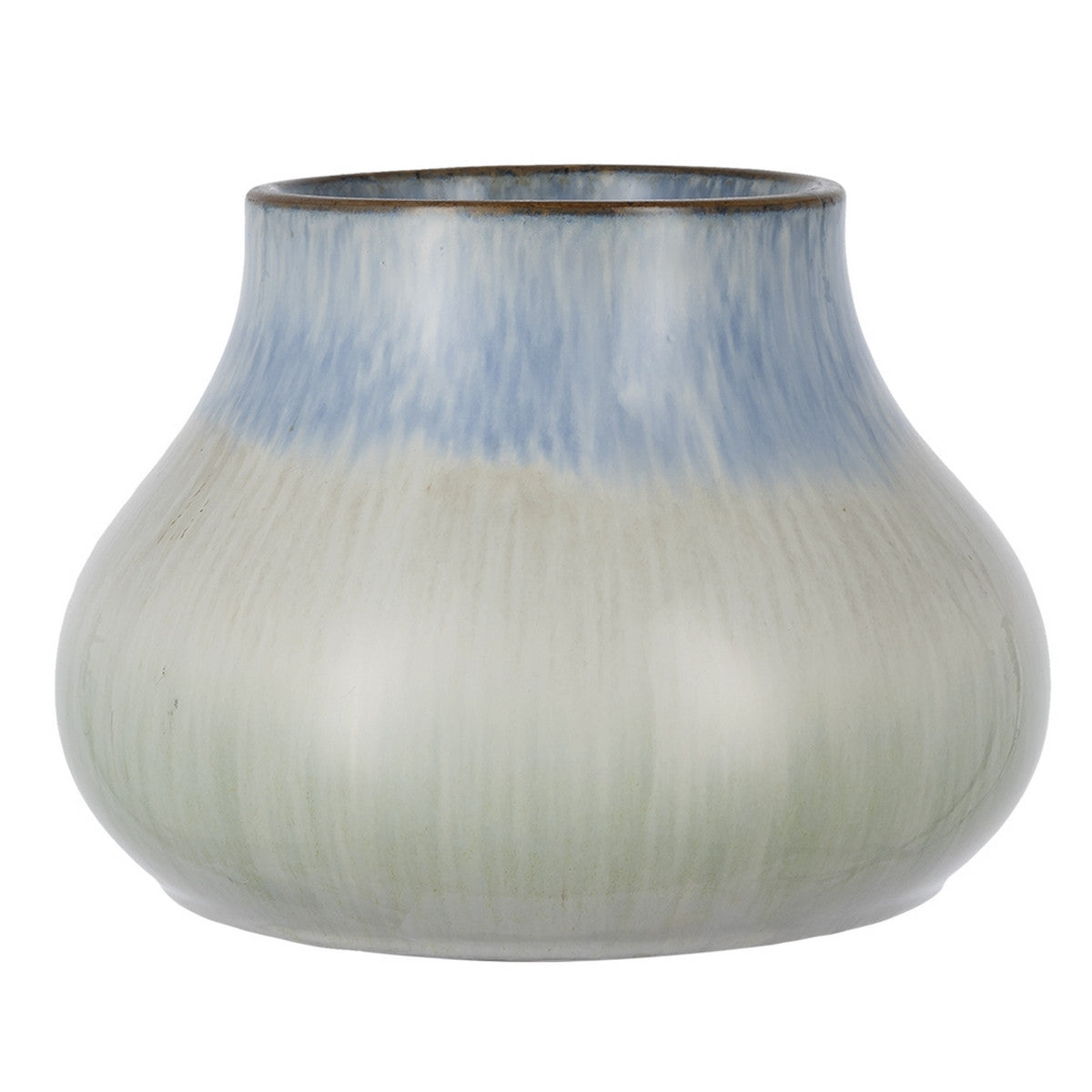 Elegant 24cm ceramic vase with a sleek finish, perfect for floral arrangements and stylish home decor.