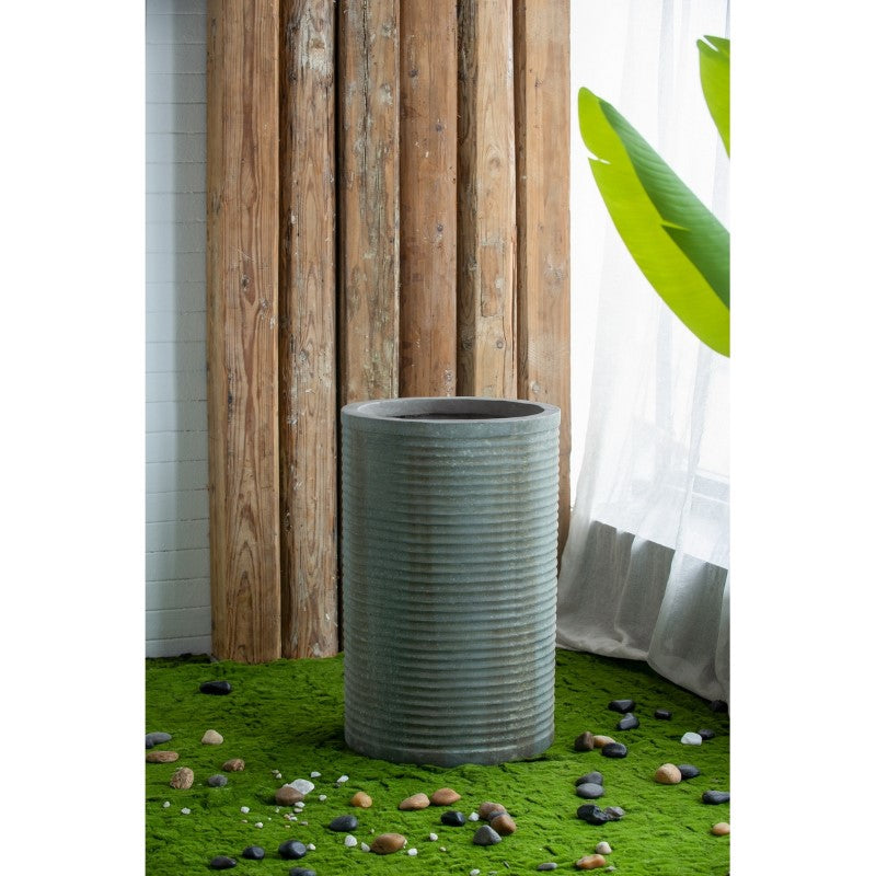 Rustic Olive Planter (47 x 75 CM) designed for versatile planting, featuring durable materials and excellent drainage for thriving plants.