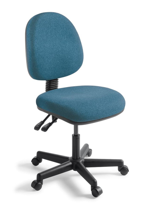 Ergonomic Peacock office chair with adjustable seat height and supportive backrest, designed for comfort and productivity.
