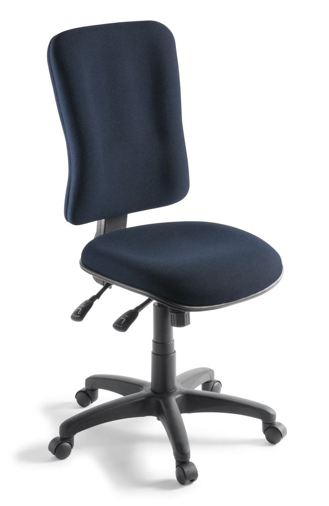 Ergonomic Tempo Venus Office Chair with high-back, fully upholstered backrest, and adjustable features for ultimate comfort.