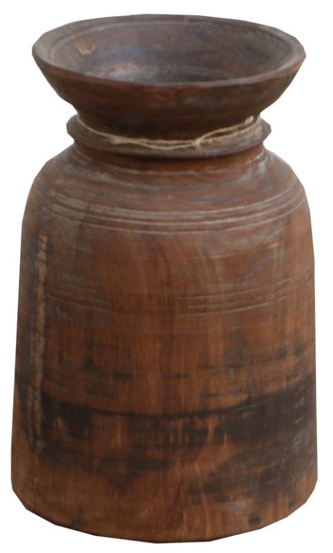 Wooden Vase - 39cm
