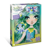 Glitter Puzzle with 100 pieces featuring Marinia from Nebulous Stars, showcasing vibrant colors and sparkling effects.