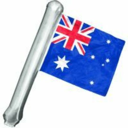 Vibrant inflatable Australian flag, 62cm high, perfect for Australia Day and themed events, easy to set up and display.