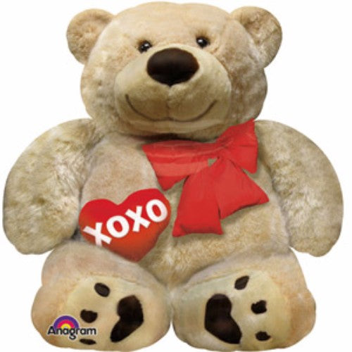 Shape Cuddly Bear Love XOXO
