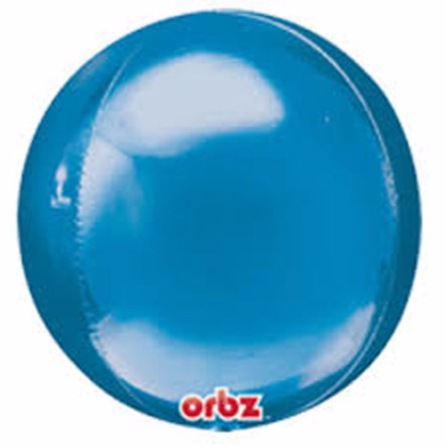 Shape Orbz Balloon Blue