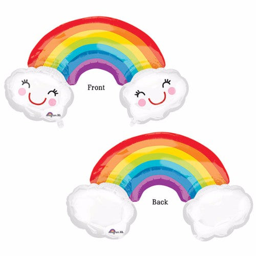 Shape Rainbow with Clouds 2 Sided Design