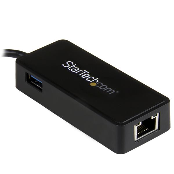 USB-C to Gigabit Network Adapter with Extra USB 3.0 Port