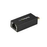 USB-C to Gigabit Ethernet adapter for fast wired connections, compact design, compatible with multiple OS, plug-and-play setup.