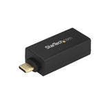 USB-C to Gigabit Ethernet adapter for fast wired connections, compact design, and easy setup with multiple OS support.