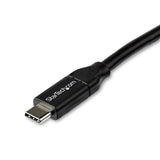 USB-C to USB-C cable, 2m long, supports 5A power delivery for fast charging and data transfer, USB-IF certified.