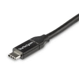 0.5m USB C to USB C cable for fast charging up to 5A, USB-IF certified, perfect for portable device connections.