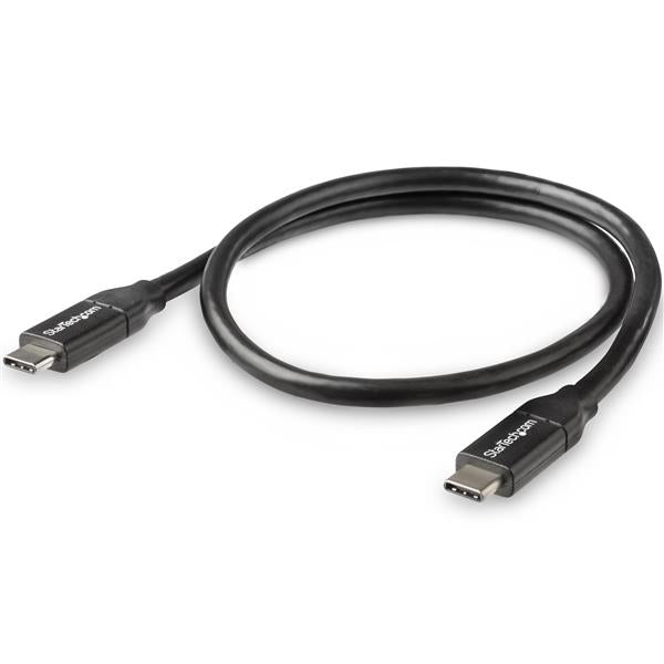 0.5m USB C to USB C Cable - 5A PD - USB 2.0 USB-IF Certified