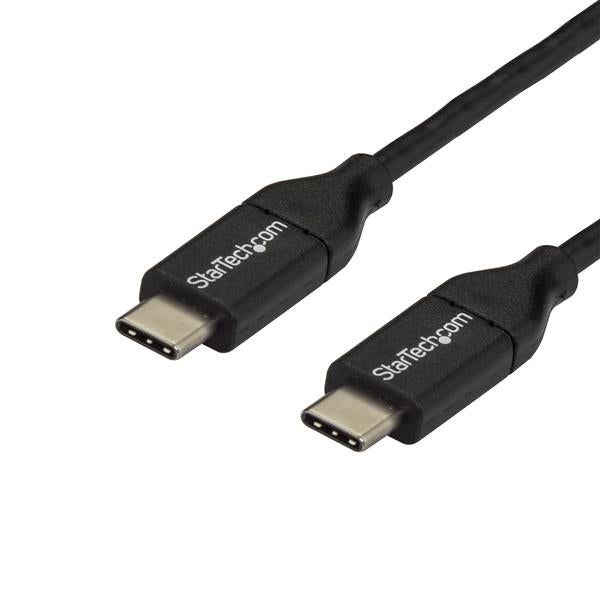 USB-C to USB-C cable, 3m long, for fast charging and data transfer between devices like smartphones and laptops.