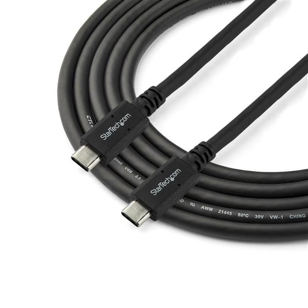 6ft USB C Cable with 5A PD - USB 3.0 5Gbps - USB-IF Certified