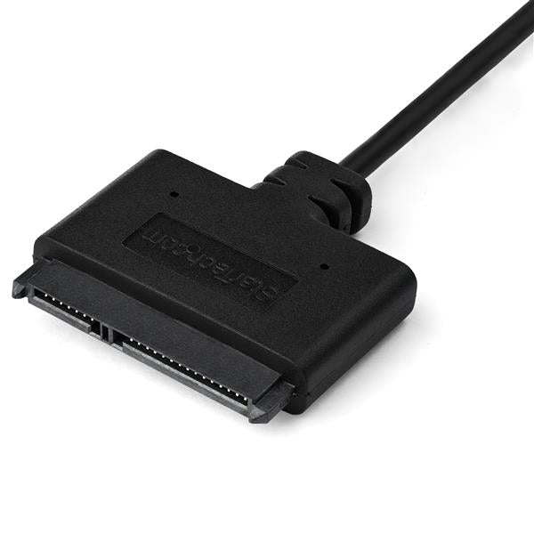 USB 3.1 (10Gbps) Adapter Cable for 2.5 SATA Drives - USB-C for fast, portable access to SSDs/HDDs with no external power needed.