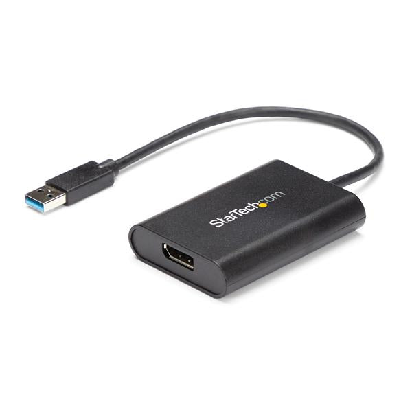 USB 3.0 to DisplayPort adapter enabling 4K 30Hz output for enhanced multi-monitor productivity and vibrant visuals.