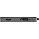 USB 3.0 to HDMI VGA Adapter allowing dual-display connectivity with support for 4K at 30Hz and HD resolutions.