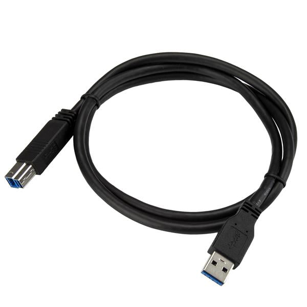 1m (3ft) Certified SuperSpeed USB 3.0 A to B Cable - M/M