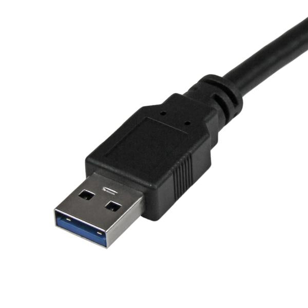 USB 3.0 to eSATA adapter cable, 3ft long, for seamless connection of eSATA drives to USB-enabled devices, supports 4TB storage.