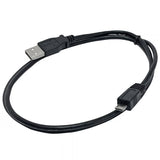 1m Micro USB cable with USB-A and Micro-B connectors for reliable charging and data transfer between devices.