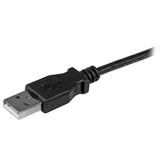 1m Micro USB Cable - A to Micro B, featuring durable connectors for reliable charging and data transfer between devices.