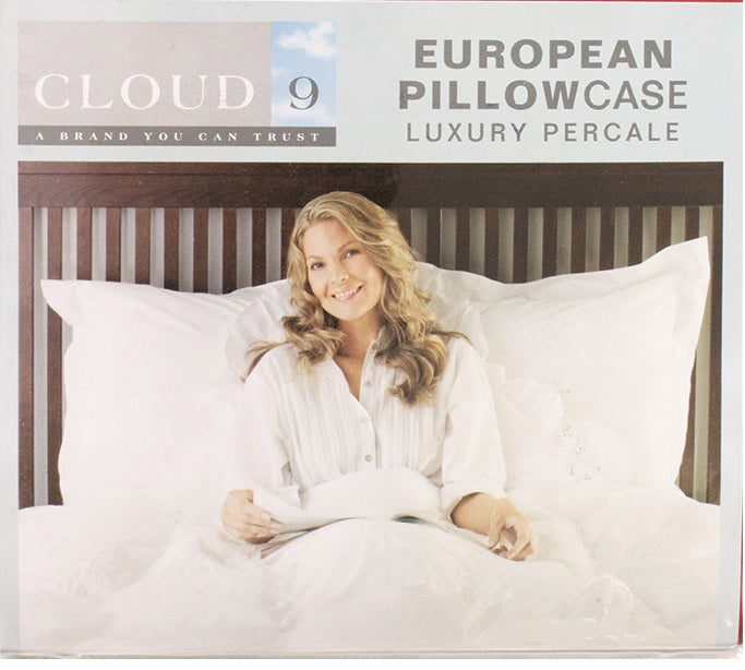 Luxurious taupe European Pillowcase Shammed with 250 thread count, 5cm detail, perfect for bedding or decor.