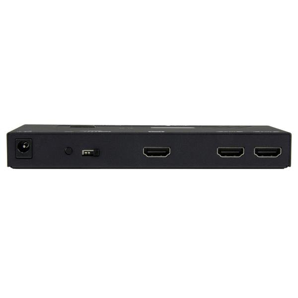 2 Port HDMI switch with automatic and priority switching features for seamless 1080p video source management.