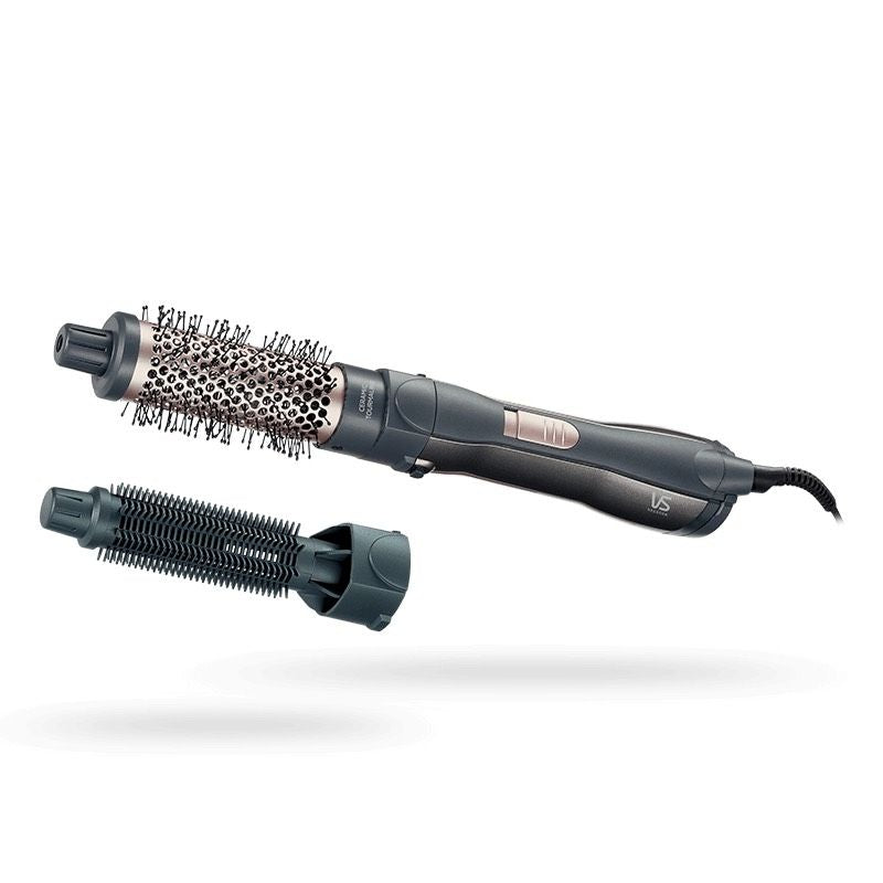 VS Sassoon Hot Air Brush 'N' Style: a versatile hairdryer and styling brush for smooth, voluminous hair with reduced frizz.