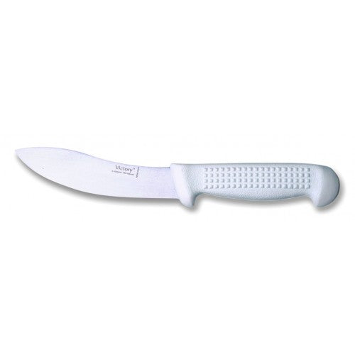 15cm stainless steel skinning knife for efficient sheep and lamb skinning, featuring an ergonomic handle for comfort.