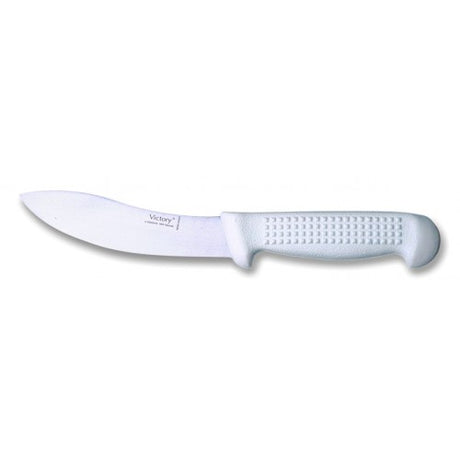 15cm stainless steel skinning knife for efficient sheep and lamb skinning, featuring an ergonomic handle for comfort.