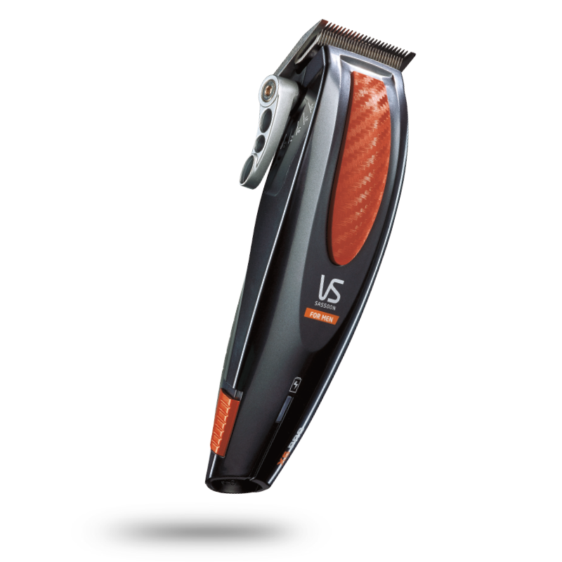 Professional-grade Vidal Sassoon X6 Pro hair clippers with stainless steel blades for precise, effortless cutting and styling.