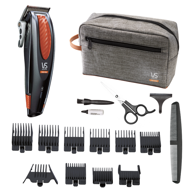 High-performance Vidal Sassoon X6 Pro Hair Clippers with stainless steel blades for precision cutting and effortless styling.