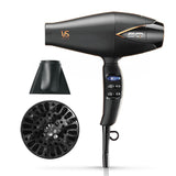 High-performance hair dryer with EC Digital Motor for ultra-fast drying and super anti-frizz technology for smooth results.
