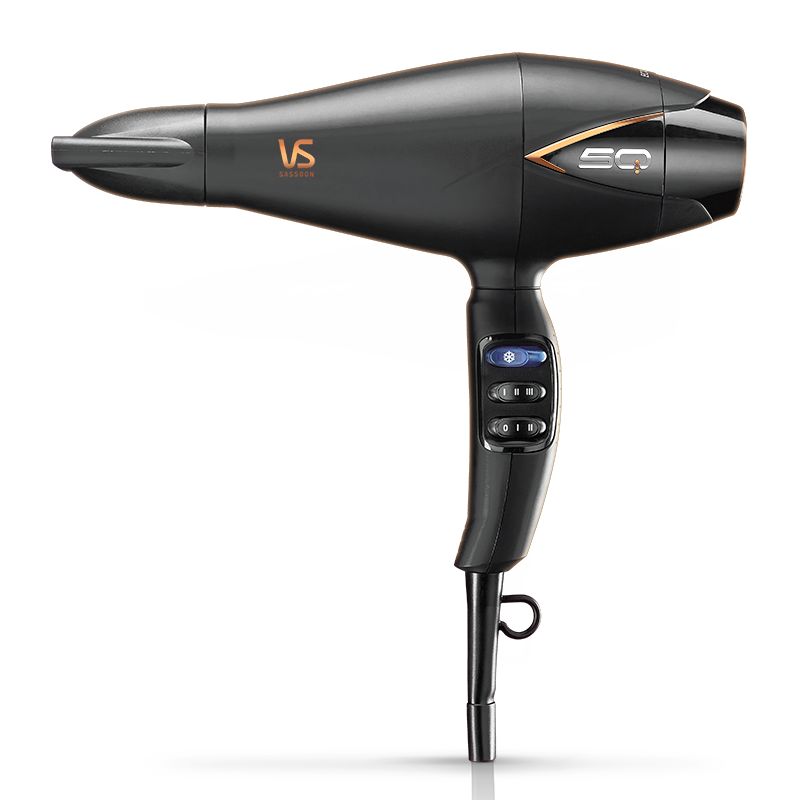 High-performance VS Sassoon 5Q Brilliance Hair Dryer with EC Digital Motor for ultra-fast, frizz-free drying and salon-quality results.