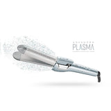 VS Sassoon Hydro Smooth 2-in-1 straightener/curler with Plasma Conditioning Ions, for hydrated, glossy, frizz-free hair.