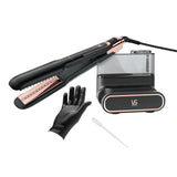 VS Sassoon Steam Straight Brilliance Hair Straightener with titanium plates and steam technology for sleek, fast styling.