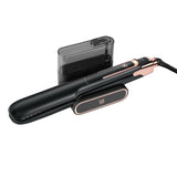 VS Sassoon Steam Straight Brilliance Hair Straightener with steam technology, max-wide titanium plates, and adjustable heat settings.