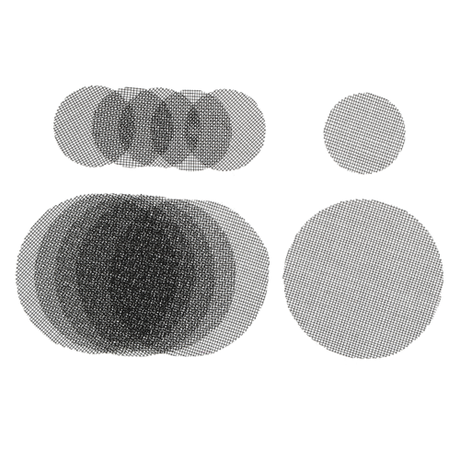 Bonsai Pot Drainage Net measuring 10x10cm, promoting healthy soil by preventing water accumulation with 6 durable fiberglass nets.