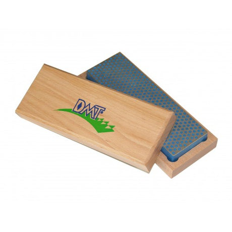 Diamond Whetstone Bench H'wood 6" Coarse for fast, effective sharpening of all blade types with ergonomic design for ease of use.