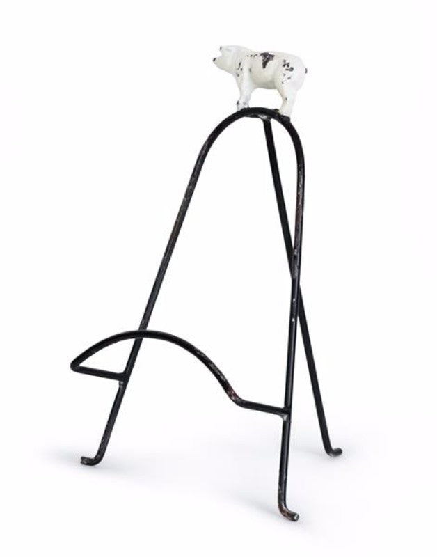 Charming Sam Pig Recipe Book Stand, 22x32cm, holds cookbooks securely while adding a playful touch to your kitchen.