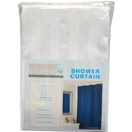 Shower Curtain Plain White