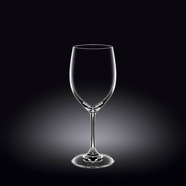 Set of 6 lead-free crystalline wine glasses (350ml), combining elegance, durability, and scratch resistance for wine lovers.