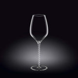 Elegant Julia wine glass set of 2, 600ml capacity, crafted from lead-free crystalline glass for quality, style, and durability.